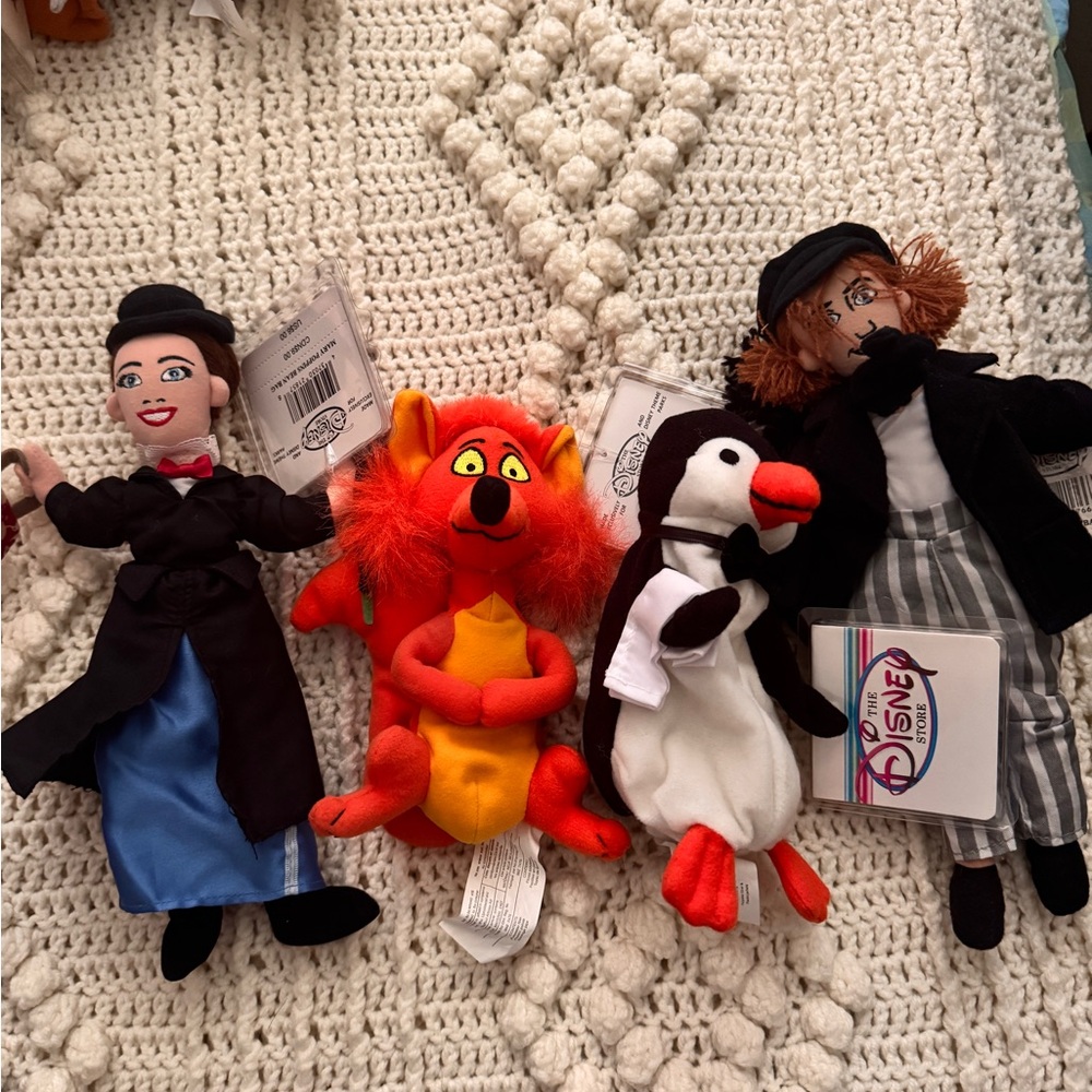 Mary Pippins 4 Disney Plush Toy Collection